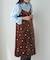 ベロア刺繍 スカラップキャミワンピース