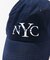 NYCロゴ ツイル ベースボールキャップ