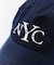 NYCロゴ ツイル ベースボールキャップ