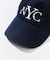 NYCロゴ ツイル ベースボールキャップ