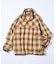 PENDLETON × FREAK'S STORE 別注 コットン シャギー ハーフスナップ プルオーバーシャツ