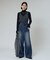 シルク カシミア入り タートルネックロンT
