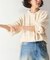 アイレット ニット カーディガン