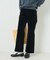 細コール セミフレアパンツ