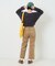 細コール セミフレアパンツ