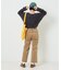 細コール セミフレアパンツ