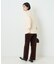 細コール セミフレアパンツ