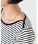ボートネックリブニット
