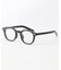 黒ブチメガネ