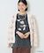 【MICKEY MOUSE】Leopard Raglan Tシャツ