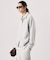 リラックスフィット シャギー裏毛 ジップアップカーディガン