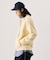 リラックスフィット シャギー裏毛 ジップアップカーディガン
