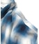 Magazine Pocket Ombre Check Open Collar Shirt
