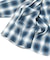 Magazine Pocket Ombre Check Open Collar Shirt