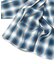 Magazine Pocket Ombre Check Open Collar Shirt