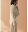 【WEB限定】ワンショルベスト付きレイヤードニットワンピース