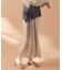 【WEB限定】ワンショルベスト付きレイヤードニットワンピース