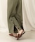 【WEB限定】バックボタンツイルワイドパンツ