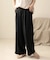 【WEB限定】バックボタンツイルワイドパンツ