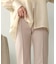 【WEB限定】センターシームカットフレアパンツ