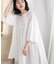 【WEB限定】コットンボイルカットレース切替チュニック
