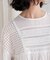 【WEB限定】コットンボイルカットレース切替チュニック