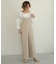 【WEB限定】シャーリングショルダーブラウス