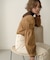 【WEB限定】シャーリングショルダーブラウス