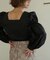【WEB限定】シャーリングショルダーブラウス