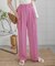 【S/M/Lサイズ展開】ハイウエストセンタープレスカラースラックス