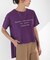 発泡ロゴプリントTシャツ