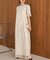 【Bab】【S・Mサイズ展開】マーブルシアーメッシュキャミワンピース