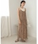 【Bab】【S・Mサイズ展開】マーブルシアーメッシュキャミワンピース
