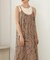 【Bab】【S・Mサイズ展開】マーブルシアーメッシュキャミワンピース