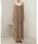 【Bab】【S・Mサイズ展開】マーブルシアーメッシュキャミワンピース