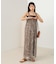 【Bab】【S・Mサイズ展開】マーブルシアーメッシュキャミワンピース
