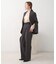 【オケージョンドレス/結婚式/3サイズ展開/SET ITEM/インナー付き/裏地付き】サイドタックベルト付スラックス