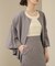 【オケージョンドレス/結婚式/2サイズ展開/SET ITEM/インナー付き/裏地付き】ケープ風ジャケット