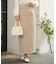 【オケージョンドレス/結婚式/2サイズ展開/SET ITEM/インナー付き/裏地付き】リボンセットＩラインスカート