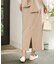 【オケージョンドレス/結婚式/2サイズ展開/SET ITEM/インナー付き/裏地付き】リボンセットＩラインスカート