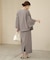 【オケージョンドレス/結婚式/2サイズ展開/SET ITEM/インナー付き/裏地付き】リボンセットＩラインスカート