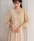 【オケージョンドレス/結婚式/2サイズ展開/SET ITEM/インナー付き/裏地付き】レースボレロ＋キャミワンピースＳＥＴ