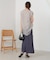 【S・Mサイズ展開あり】シャーリングカットＩラインスカート