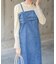 【Bab】【S・Mサイズ展開】デニムギャザーキャミワンピース