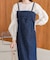 【Bab】【S・Mサイズ展開】デニムギャザーキャミワンピース