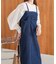 【Bab】【S・Mサイズ展開】デニムギャザーキャミワンピース