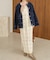 【Bab】【S・Mサイズ展開】ミックス編みニットワンピース
