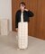 【Bab】【S・Mサイズ展開】ミックス編みニットワンピース