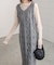 【Bab】【S・Mサイズ展開】ミックス編みニットワンピース