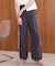 【Bab】【S・Mサイズ展開】2WAYセンタープレスサイドラインパンツ